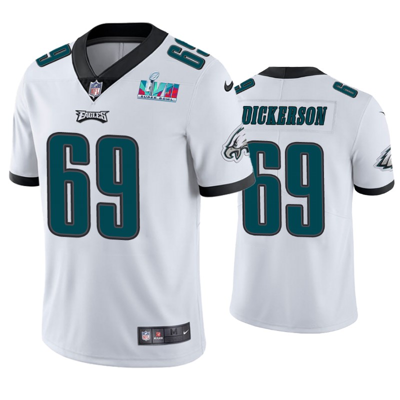 Philadelphia Eagles Landon Dickerson Super Bowl LVII White Limited Jersey Philadelphia Eagles Landon Dickerson Super Bowl LVII White Limited Jersey