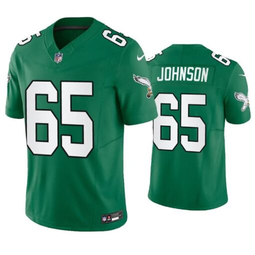 Philadelphia Eagles Lane Johnson Green Throwback Limited Jersey
