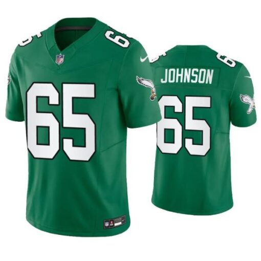 Philadelphia Eagles Lane Johnson Green Throwback Limited Jersey