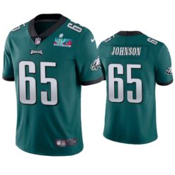 Philadelphia Eagles Lane Johnson Super Bowl LVII Green Limited Jersey