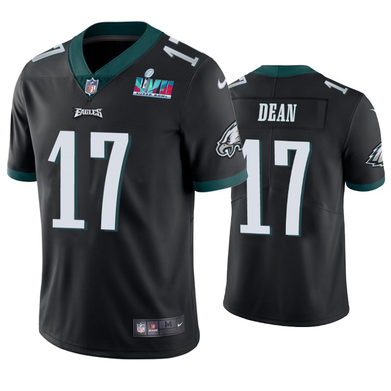 Philadelphia Eagles Nakobe Dean Super Bowl LVII Black Limited Jersey Philadelphia Eagles Nakobe Dean Super Bowl LVII Black Limited Jersey