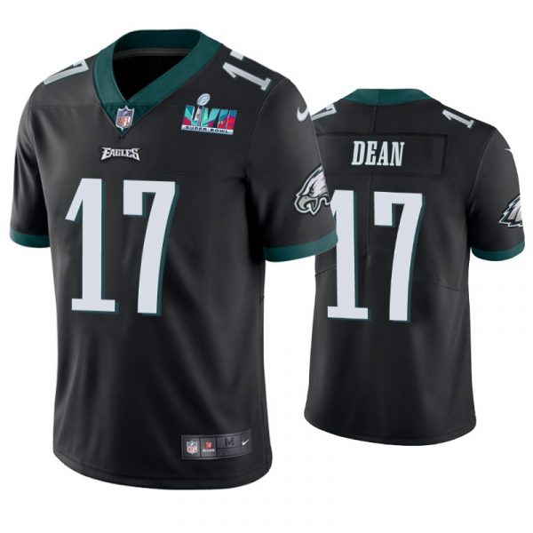 Philadelphia Eagles Nakobe Dean Super Bowl LVII Black Limited Jersey Philadelphia Eagles Nakobe Dean Super Bowl LVII Black Limited Jersey