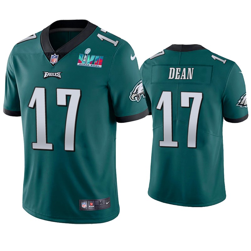 Philadelphia Eagles Nakobe Dean Super Bowl LVII Green Limited Jersey Philadelphia Eagles Nakobe Dean Super Bowl LVII Green Limited Jersey