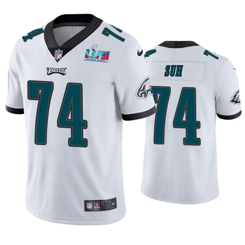 Philadelphia Eagles Ndamukong Suh Super Bowl LVII White Limited Jersey Philadelphia Eagles Ndamukong Suh Super Bowl LVII White Limited Jersey