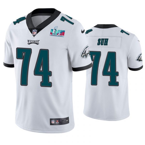 Philadelphia Eagles Ndamukong Suh Super Bowl LVII White Limited Jersey Philadelphia Eagles Ndamukong Suh Super Bowl LVII White Limited Jersey