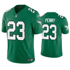 Philadelphia Eagles Rashaad Penny Green Throwback Limited Jersey