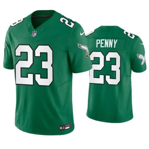 Philadelphia Eagles Rashaad Penny Green Throwback Limited Jersey