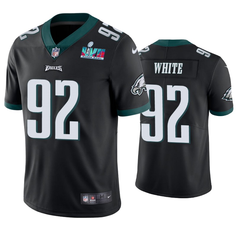 Philadelphia Eagles Reggie White Super Bowl LVII Black Limited Jersey Philadelphia Eagles Reggie White Super Bowl LVII Black Limited Jersey