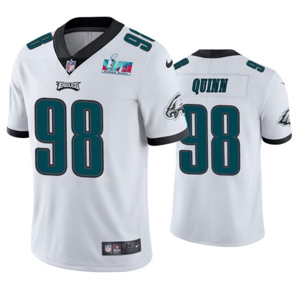 Philadelphia Eagles Robert Quinn Super Bowl LVII White Limited Jersey Philadelphia Eagles Robert Quinn Super Bowl LVII White Limited Jersey