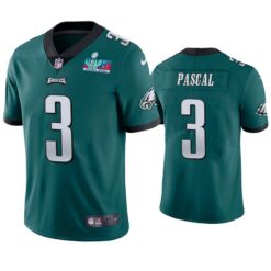 Philadelphia Eagles Zach Pascal Super Bowl LVII Green Limited Jersey