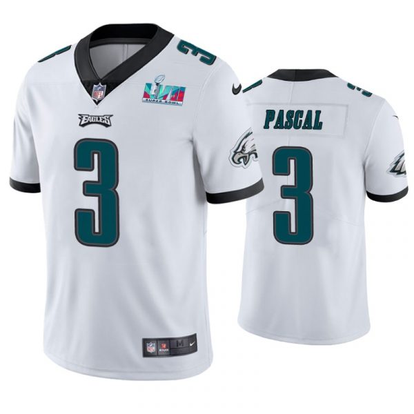 Philadelphia Eagles Zach Pascal Super Bowl LVII White Limited Jersey Philadelphia Eagles Zach Pascal Super Bowl LVII White Limited Jersey