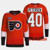 Philadelphia Flyers Brendan Lemieux 2023 2024 Home Burnt Orange Jersey