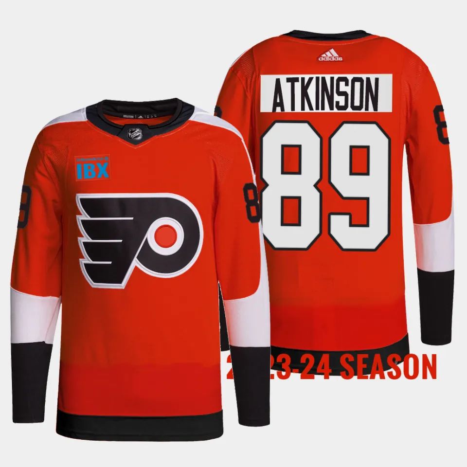 Philadelphia Flyers Cam Atkinson 2023 2024 Home Burnt Orange Jersey Philadelphia Flyers Cam Atkinson 2023 2024 Home Burnt Orange Jersey