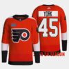 Philadelphia Flyers Cam Atkinson 2023 2024 Home Burnt Orange Jersey