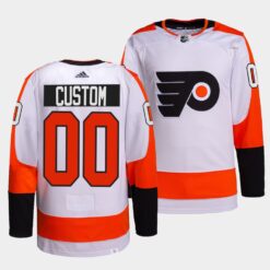 Philadelphia Flyers Custom Away White Jersey