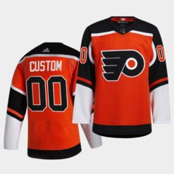 Philadelphia Flyers Custom Reverse Fourth Orange Jersey