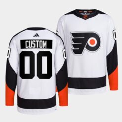 Philadelphia Flyers Custom Reverse White Jersey