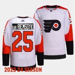 Philadelphia Flyers James van Riemsdyk 2023 2024 Away White Jersey