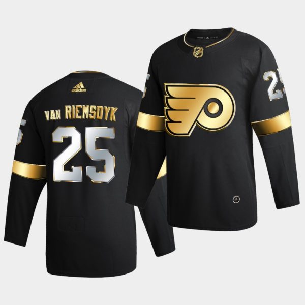 Philadelphia Flyers James van Riemsdyk Golden Edition Limited Black Jersey Philadelphia Flyers James van Riemsdyk Golden Edition Limited Black Jersey