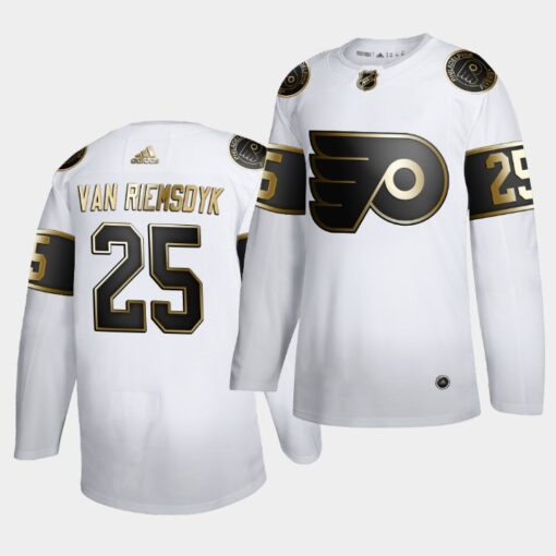 Philadelphia Flyers James van Riemsdyk Golden Edition White Jersey