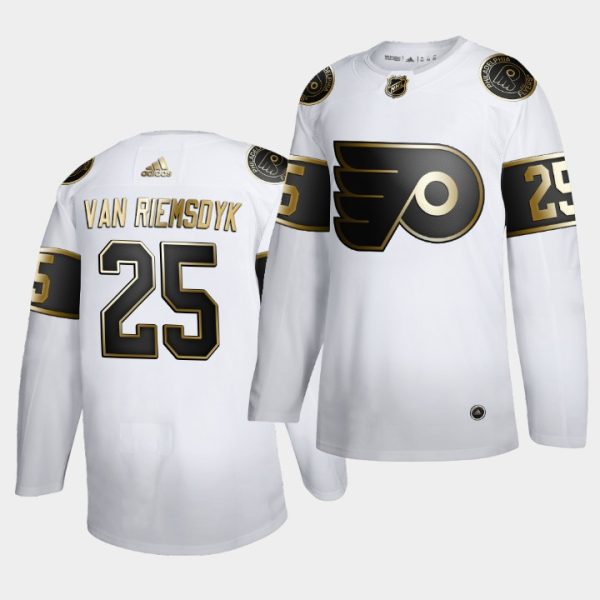 Philadelphia Flyers James van Riemsdyk Golden Edition White Jersey Philadelphia Flyers James van Riemsdyk Golden Edition White Jersey