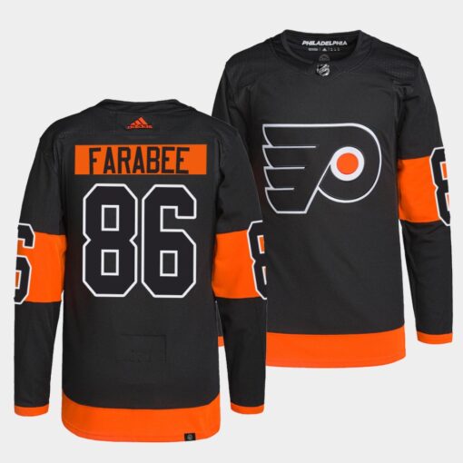 Philadelphia Flyers Joel Farabee Alternate Black Jersey