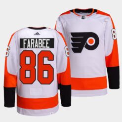 Philadelphia Flyers Joel Farabeey Away White Jerse