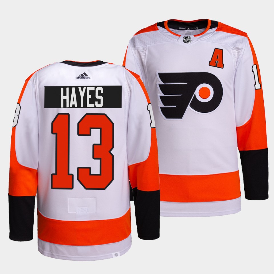 Philadelphia Flyers Kevin Hayes Away White Jersey Philadelphia Flyers Kevin Hayes Away White Jersey