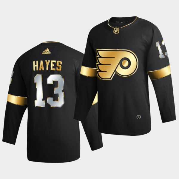 Philadelphia Flyers Kevin Hayes Golden Edition Limited Black Jersey Philadelphia Flyers Kevin Hayes Golden Edition Limited Black Jersey