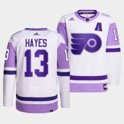 Philadelphia Flyers Kevin Hayes HockeyFightsCancer White Jersey