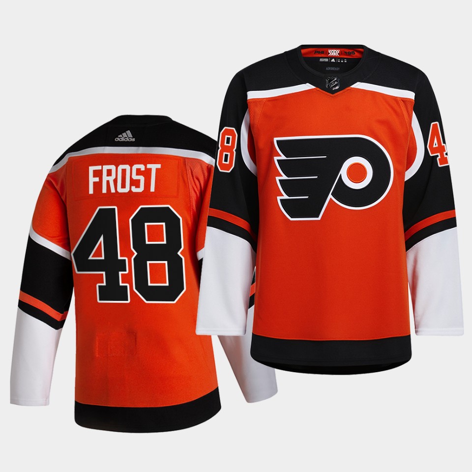 Philadelphia Flyers Morgan Frost Reverse Orange Special Edition Jersey Philadelphia Flyers Morgan Frost Reverse Orange Special Edition Jersey