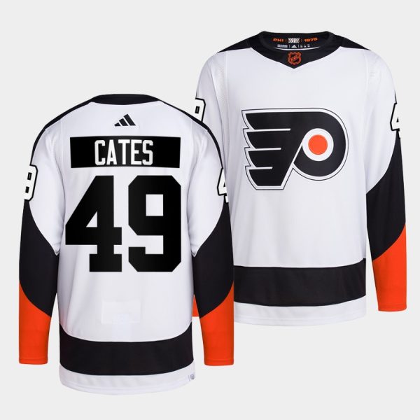 Philadelphia Flyers Noah Cates Reverse White Jersey Philadelphia Flyers Noah Cates Reverse White Jersey
