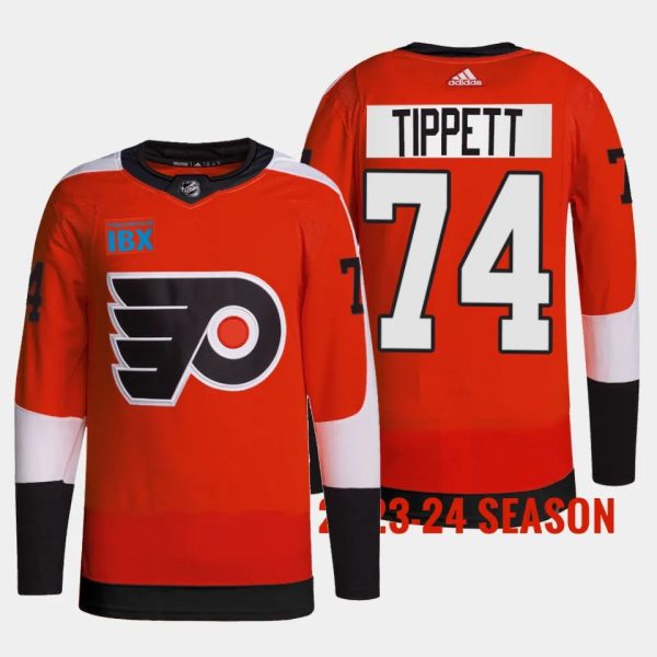 Philadelphia Flyers Owen Tippett 2023 2024 Home Burnt Orange Jersey Philadelphia Flyers Owen Tippett 2023 2024 Home Burnt Orange Jersey