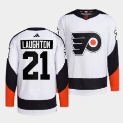 Philadelphia Flyers Scott Laughton Reverse White Jersey