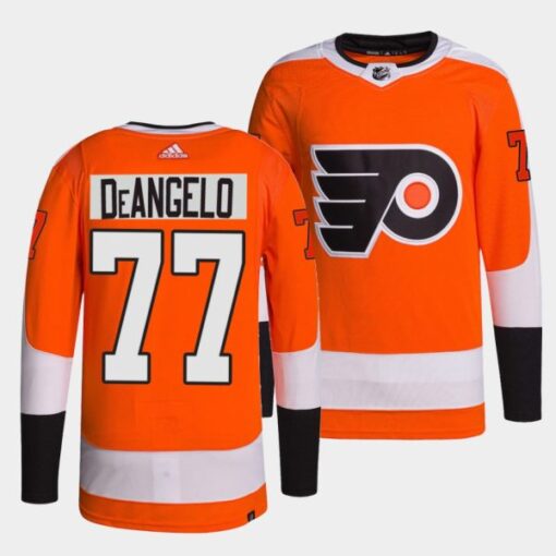 Philadelphia Flyers Tony DeAngelo Home Orange Jersey