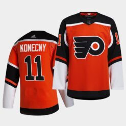Philadelphia Flyers Travis Konecny Reverse Fourth Orange Jersey