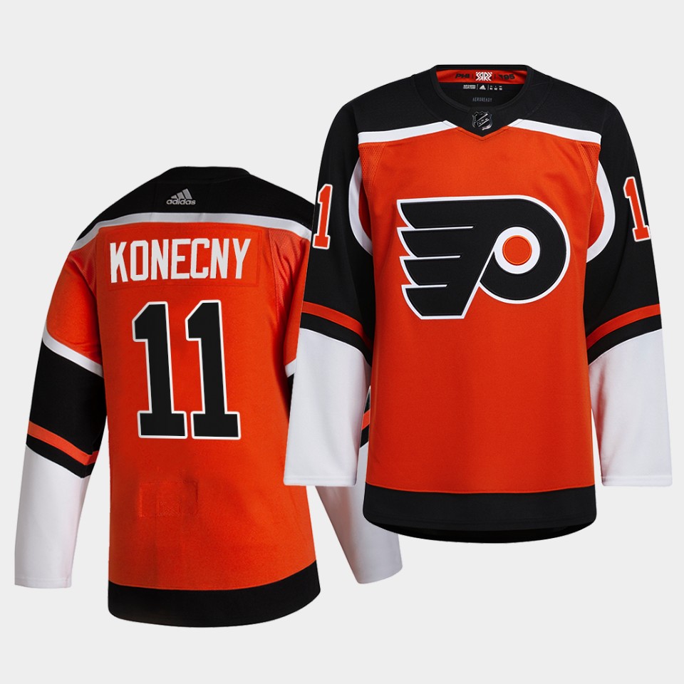 Philadelphia Flyers Travis Konecny Reverse Fourth Orange Jersey Philadelphia Flyers Travis Konecny Reverse Fourth Orange Jersey
