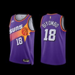 Phoenix Suns Bismack Biyombo 2022-23 Classic Edition Jersey Purple