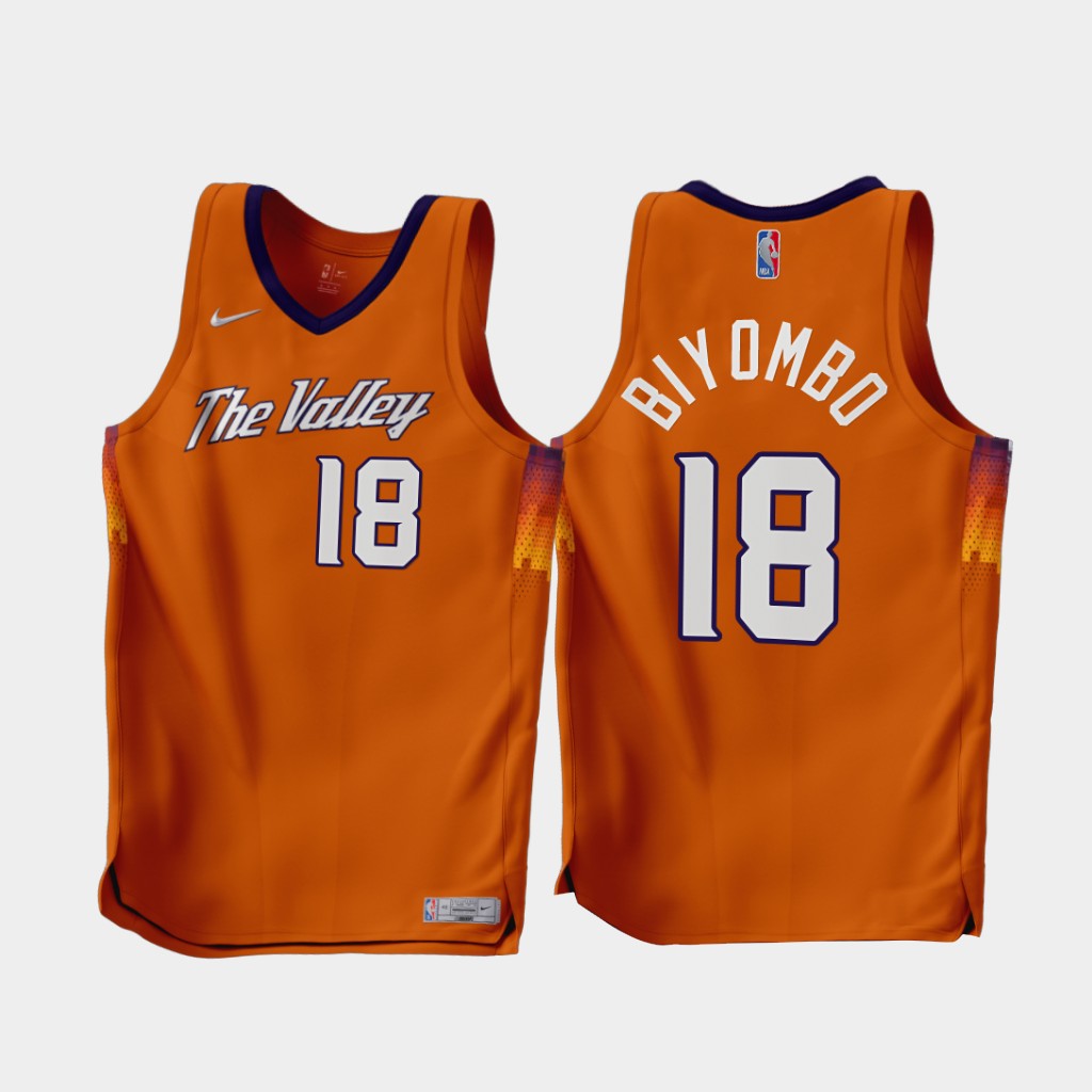 Phoenix Suns Bismack Biyombo 2022-23 Earned Edition Jersey Orange Phoenix Suns Bismack Biyombo 2022-23 Earned Edition Jersey Orange