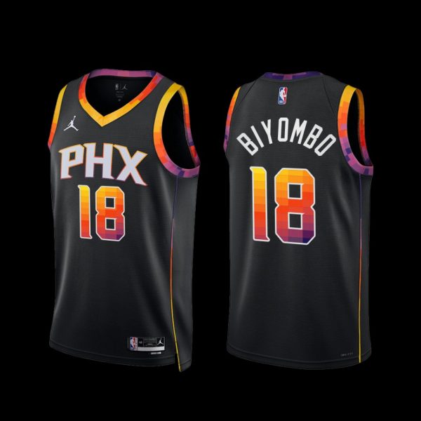 Phoenix Suns Bismack Biyombo 2022-23 Statement Edition Jersey Black Phoenix Suns Bismack Biyombo 2022-23 Statement Edition Jersey Black
