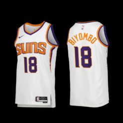 Phoenix Suns Bismack Biyombo 2022-23 White Association Edition Jersey