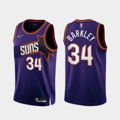 Phoenix Suns Charles Barkley 2022-23 Purple Icon Edition Jersey