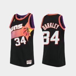 Phoenix Suns Charles Barkley Black Throwback Jersey