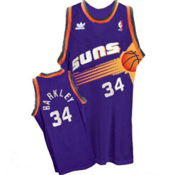 Phoenix Suns Charles Barkley Purple Throwback Jersey