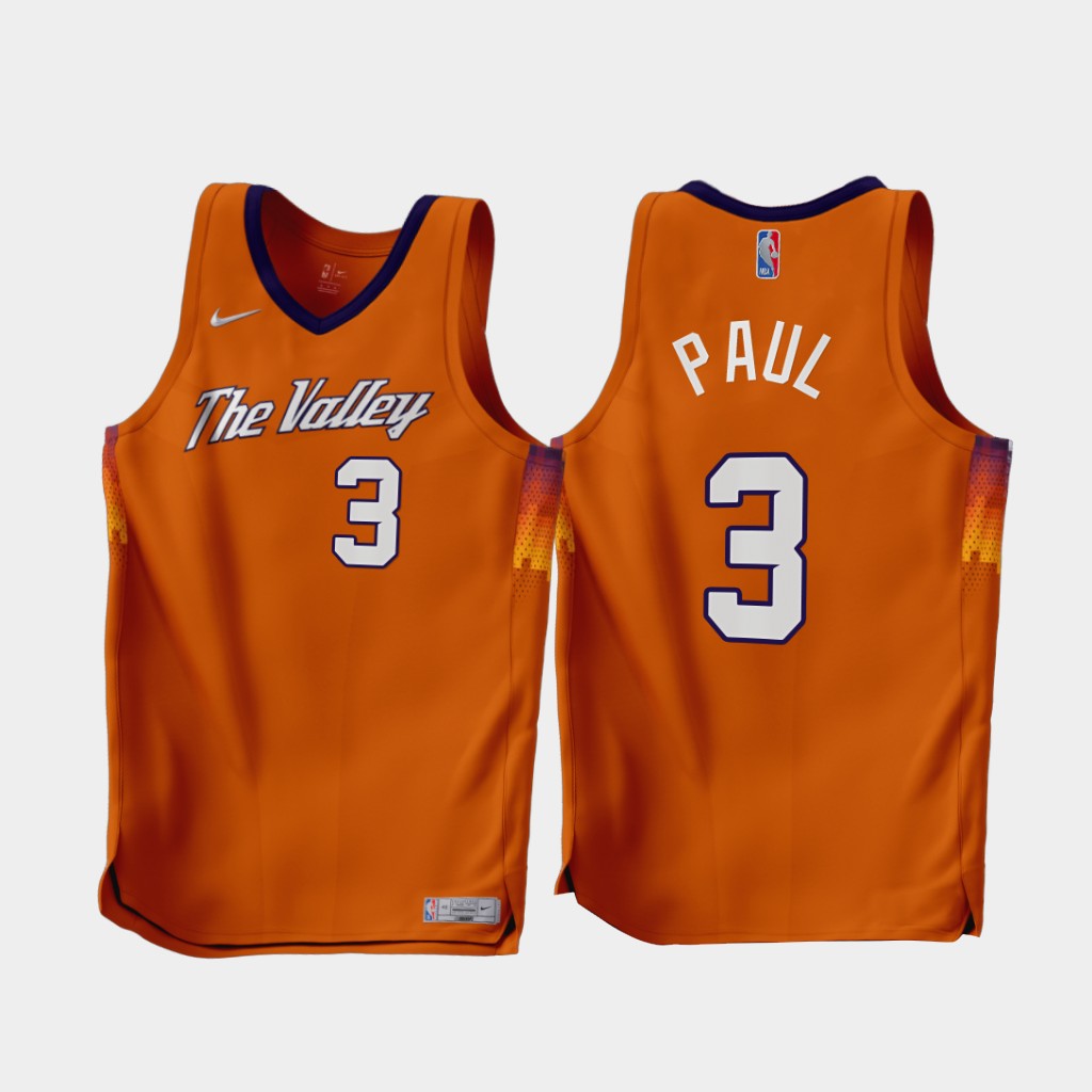 Phoenix Suns Chris Paul 2022-23 Earned Edition Jersey Orange Phoenix Suns Chris Paul 2022-23 Earned Edition Jersey Orange