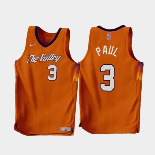 Phoenix Suns Chris Paul 2022-23 Earned Edition Jersey Orange