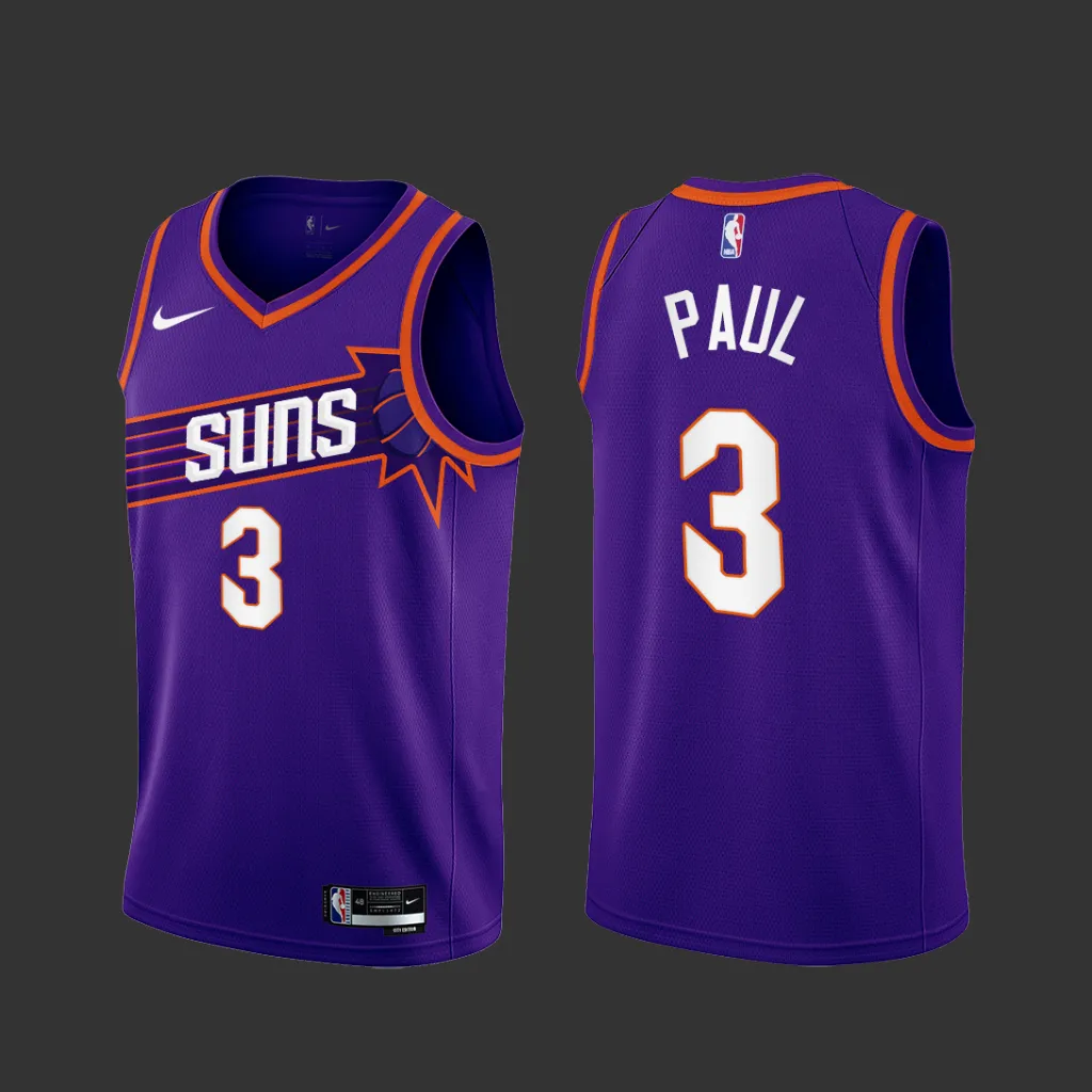 Phoenix Suns Chris Paul 2023-24 Purple Icon Edition Jersey Phoenix Suns Chris Paul 2023-24 Purple Icon Edition Jersey