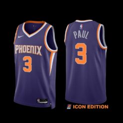 Phoenix Suns Chris Paul 2023 Purple Icon Edition Jersey