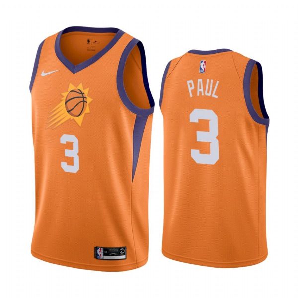 Phoenix Suns Chris Paul Orange Statement Jersey Phoenix Suns Chris Paul Orange Statement Jersey