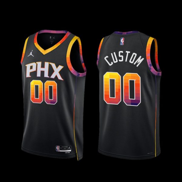 Phoenix Suns Custom 2022-23 Statement Edition Jersey Black Phoenix Suns Custom 2022-23 Statement Edition Jersey Black